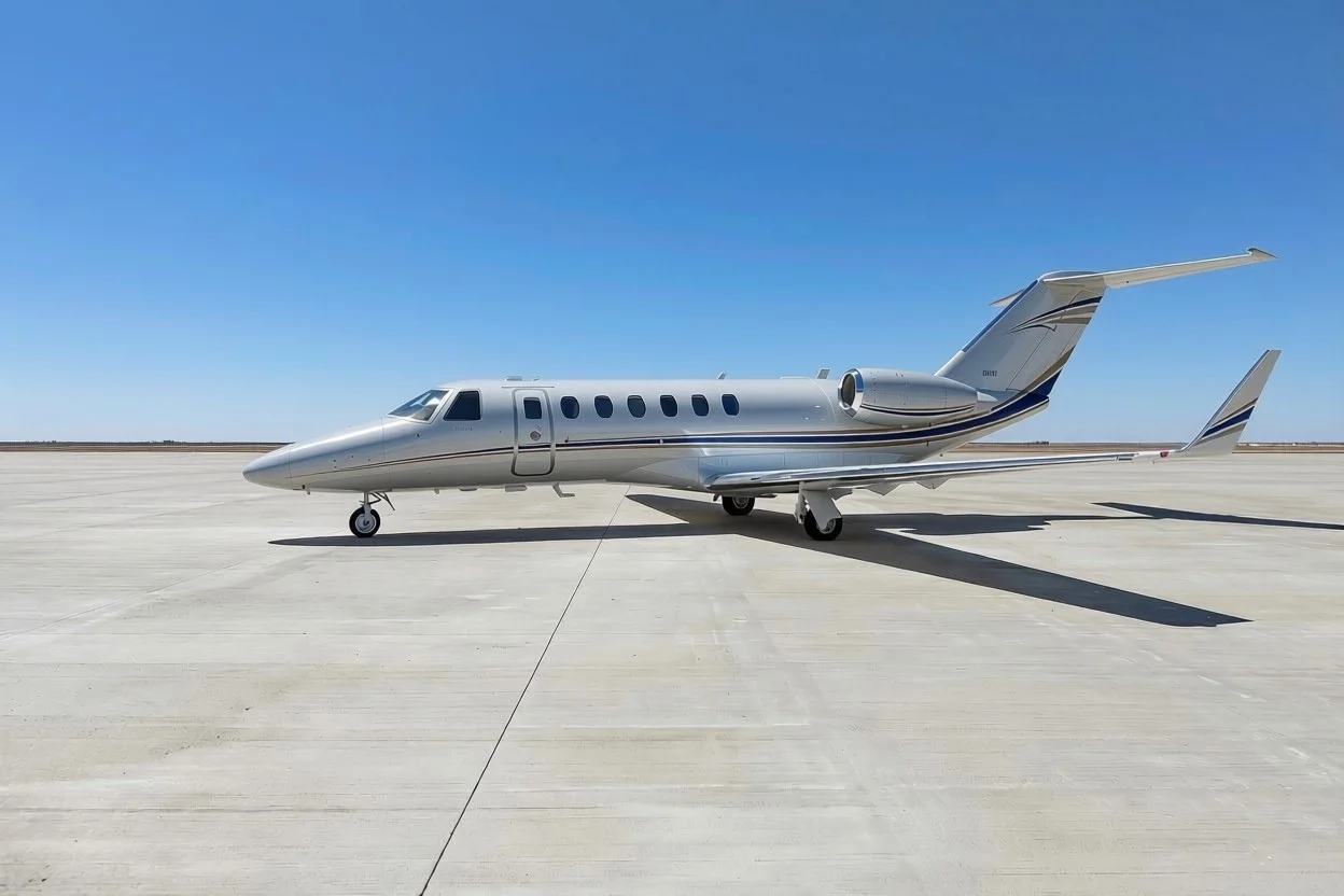 Cessna Citation on the Haven ramp