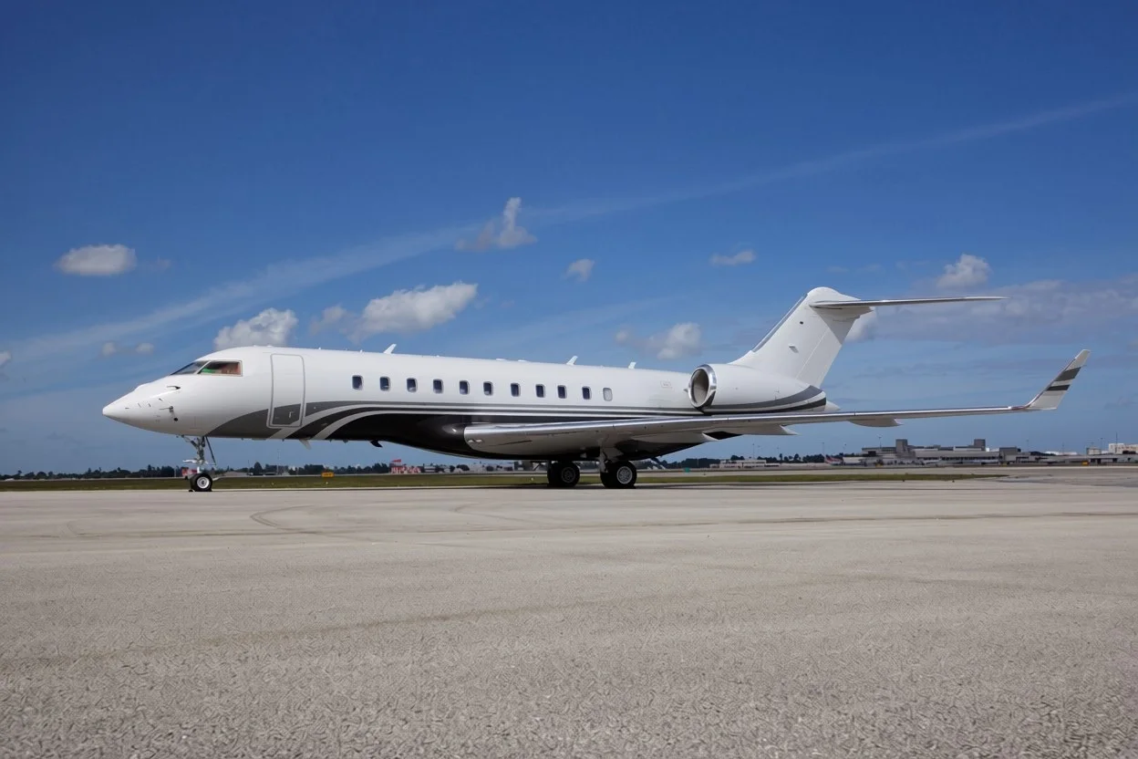 Bombardier Global on the Haven ramp